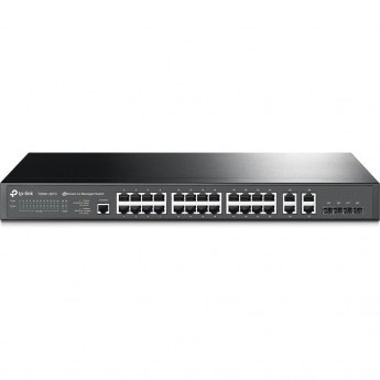 Коммутатор TP-LINK T2500-28TC (TL-SL5428E) на 24 порта 10/100 Мбит/с с 4 гигабитными портами
